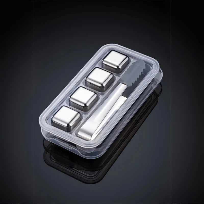 Cubetti di ghiaccio in acciaio