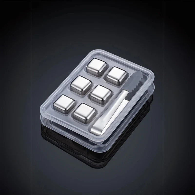 Cubetti di ghiaccio in acciaio