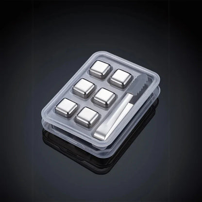 Cubetti di ghiaccio in acciaio