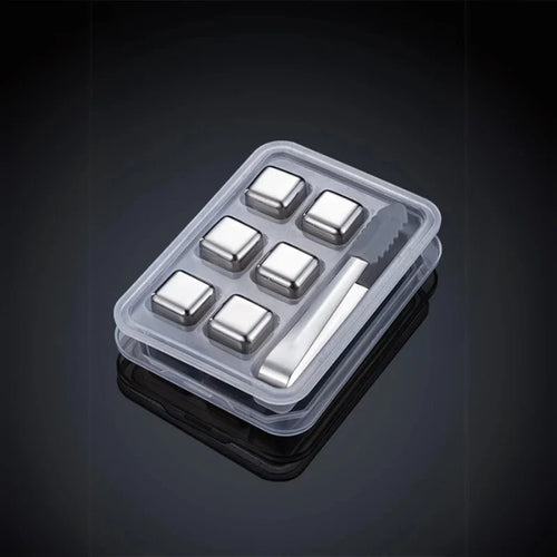 Cubetti di ghiaccio in acciaio